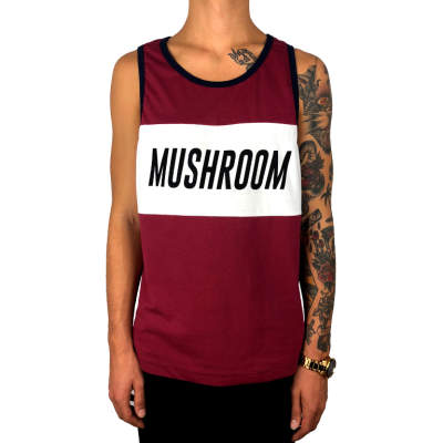 Mushroom - Mushroom - Tank Top Bordeaux Atlet